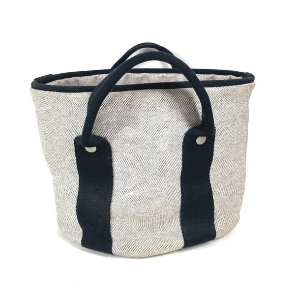 HERMES Black Coated Canvas Bag - Picture 1 of 9